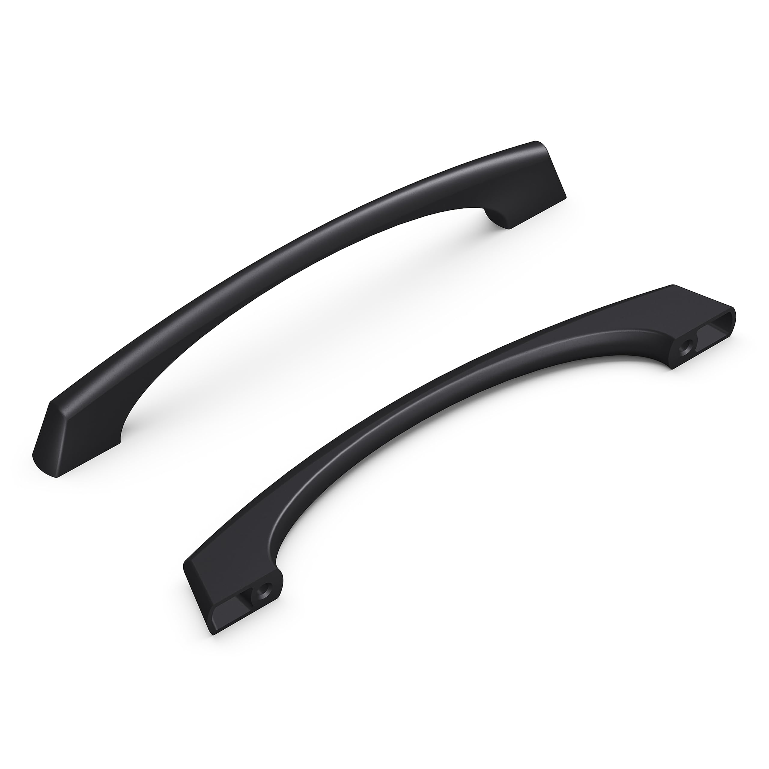 Poignées 128 mm noir mat quincaillerie meuble cuisine lot de 10