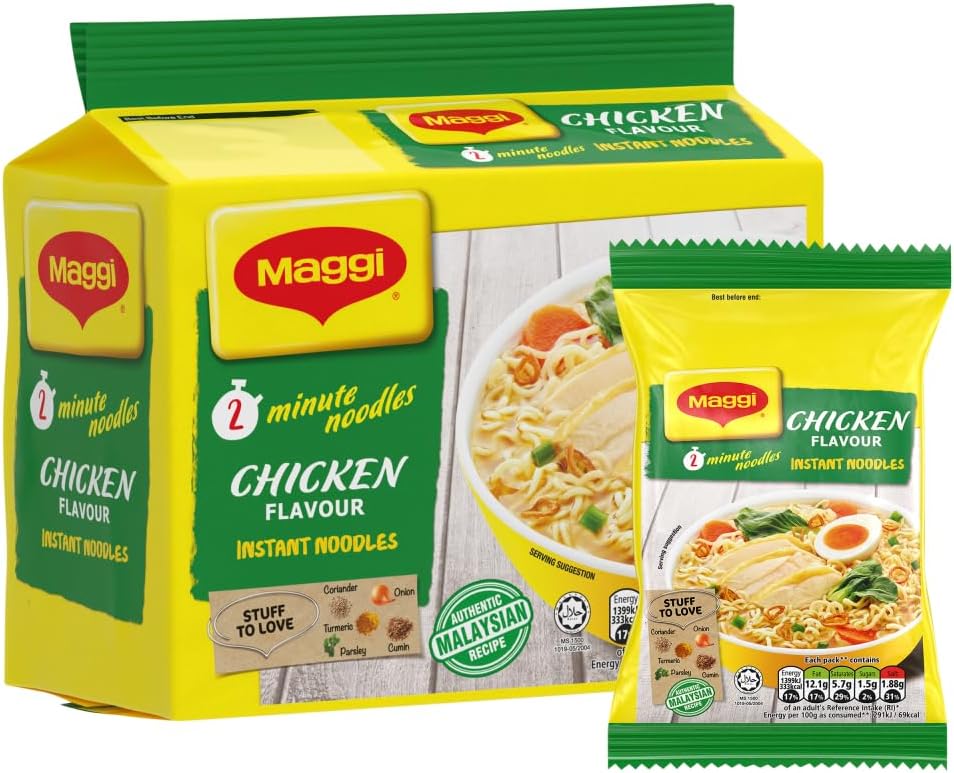 Chicken Flavour Instant Noodles Multipack 5 x 74g