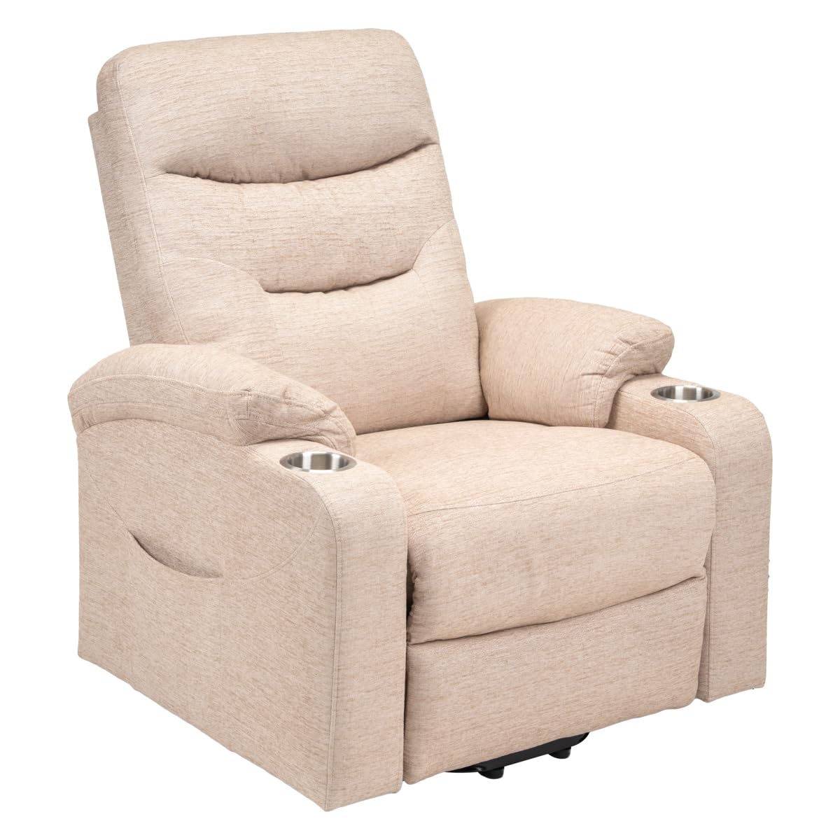 Gremium Poltrona Relax Elettrica Con Sistema Alzapersona, Massaggiante E Riscaldante Con Reclinazione a Letto E Seduta Ergonomica In Tessuto