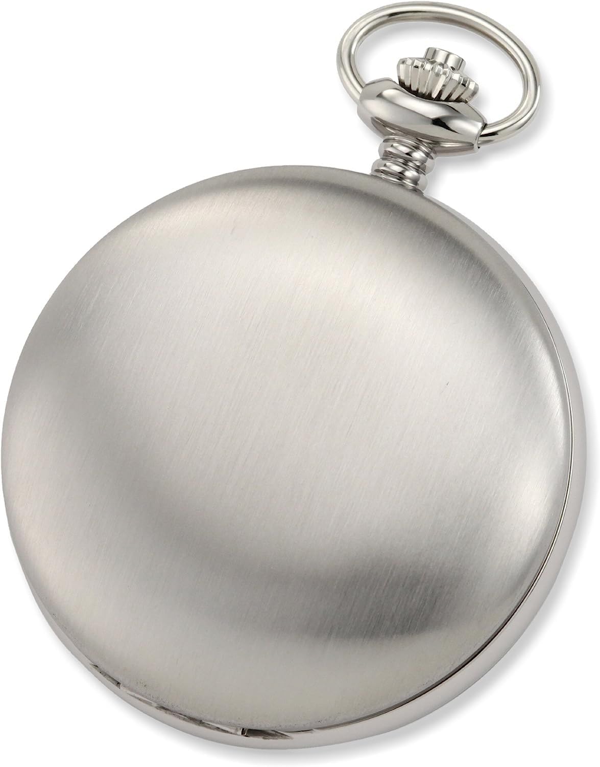 Charles Hubert 3908-WR Men's Pocket Watch, Mechanical Manual Winding, Small Seconds, Silver