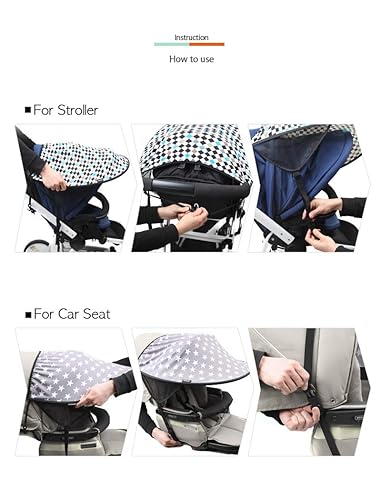 Miniatura 10 de Manito parasol para carriolas y asientos de auto 7colores disponibles Púrpura