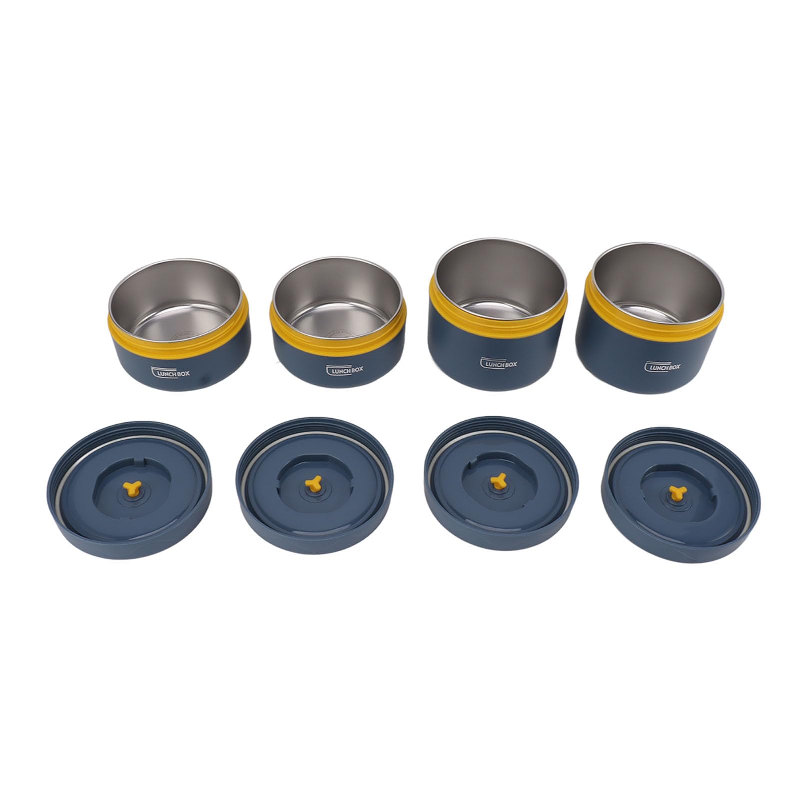 Contenitore per alimenti coibentato, contenitore per il pranzo, contenitori per pranzo coibentato per lavoro, scuola, cene all'aperto e altri scenari (4 Insulated Box)