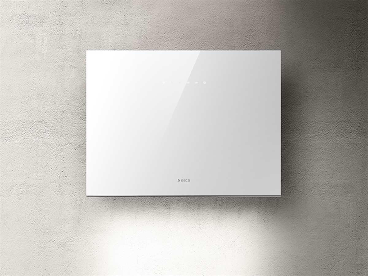 Cappa da cucina Cucina da 55 cm, Filtrante, Installazione Parete, Bianco - Elica PLAT WH/F/55
