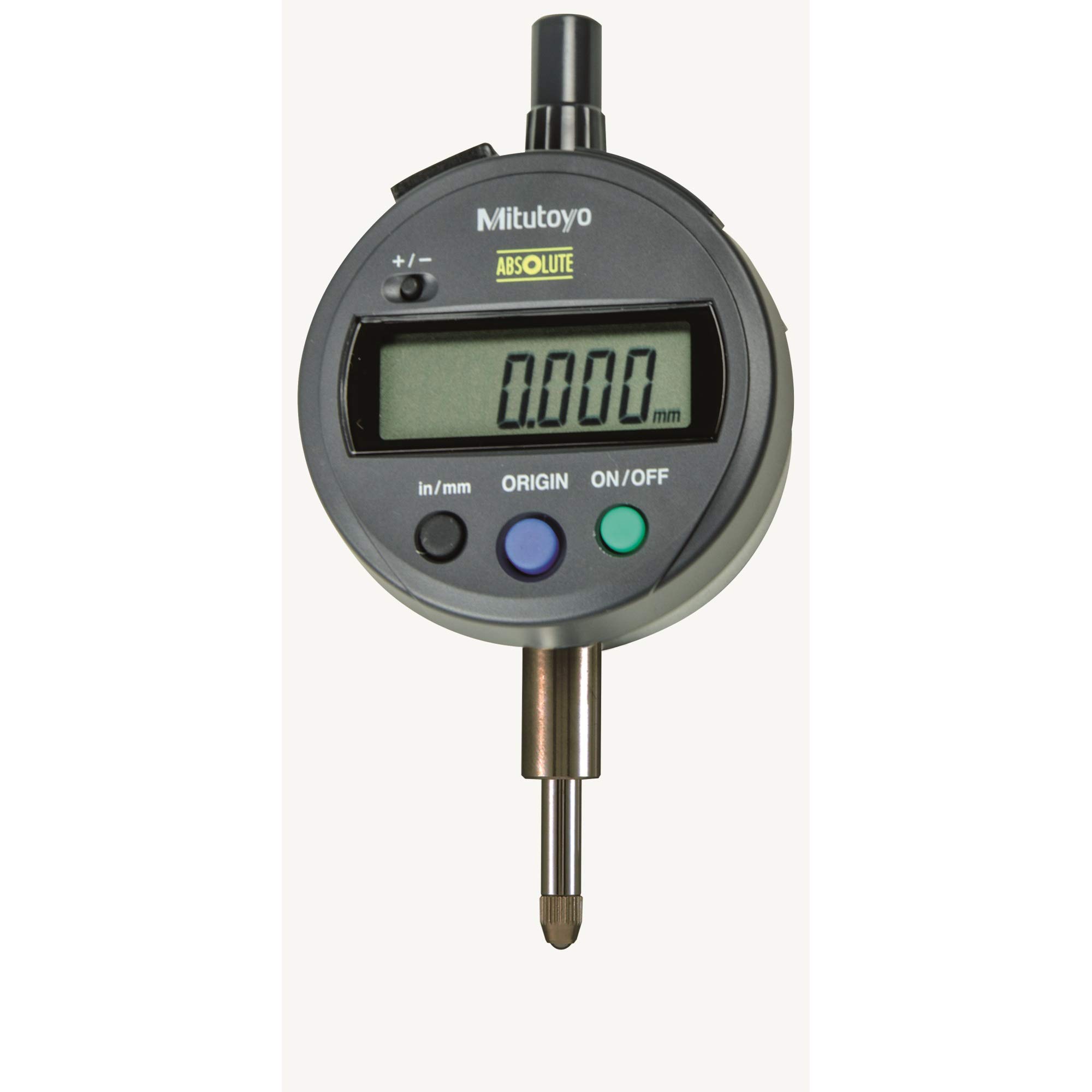 Comparateur ABSOLUTE Digimatic ID-S, 12,7mm, 0,01mm, dos plat