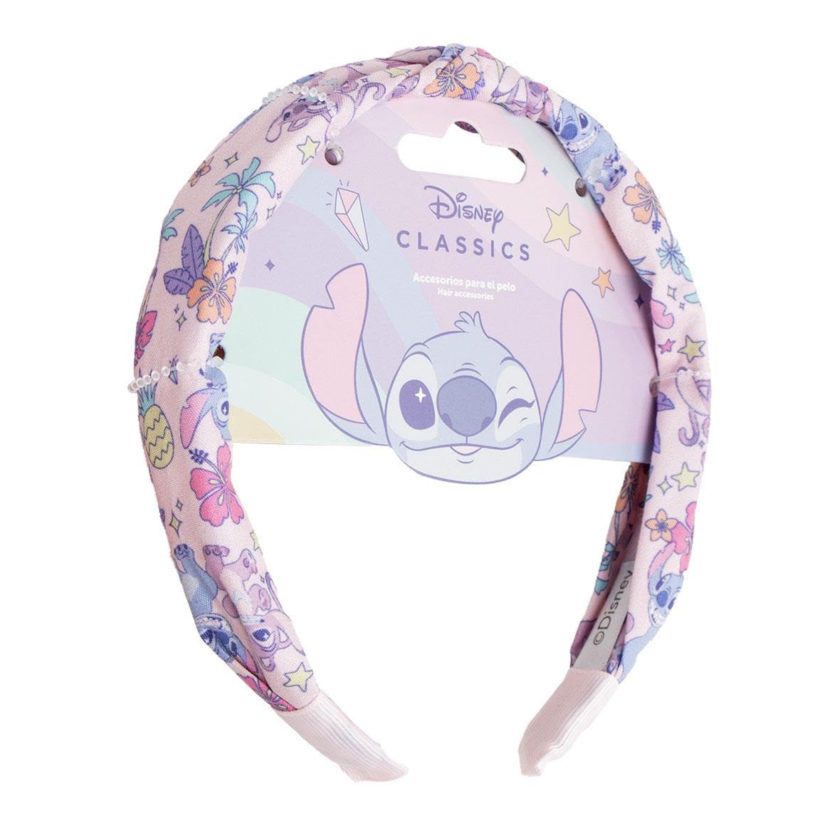 Disney Stitch opaska do włosów z nadrukiem ściegu dla dziewcząt