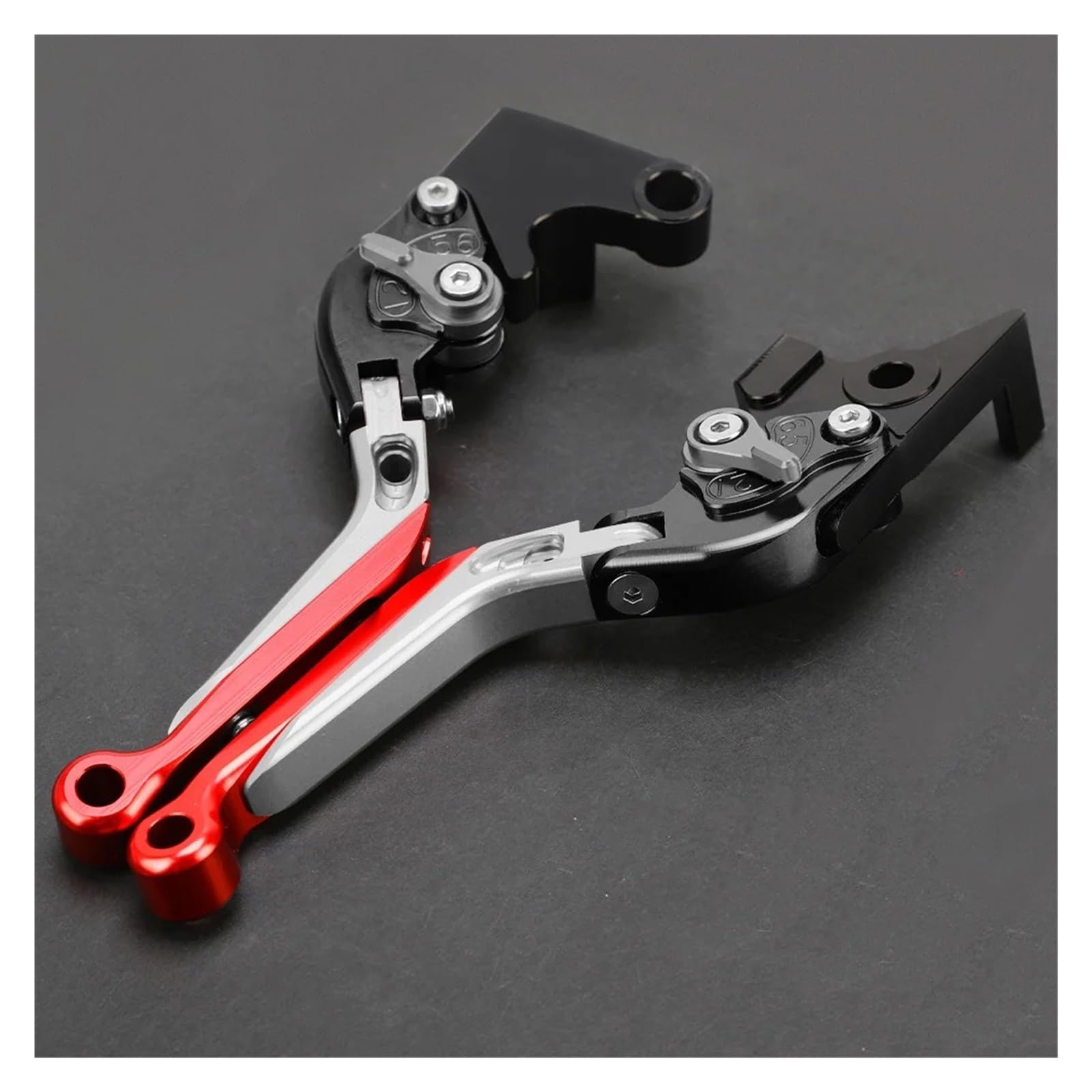 Jwqebns S Style Motorcycle Brake Clutch Levers For St125rl Xtz125 Xt660z Xtz750 Xt600 Xtz660 R/X Xt600z Tenere Motorcycle Brake Clutch Lever Adjustable Handle Levers(S Style)