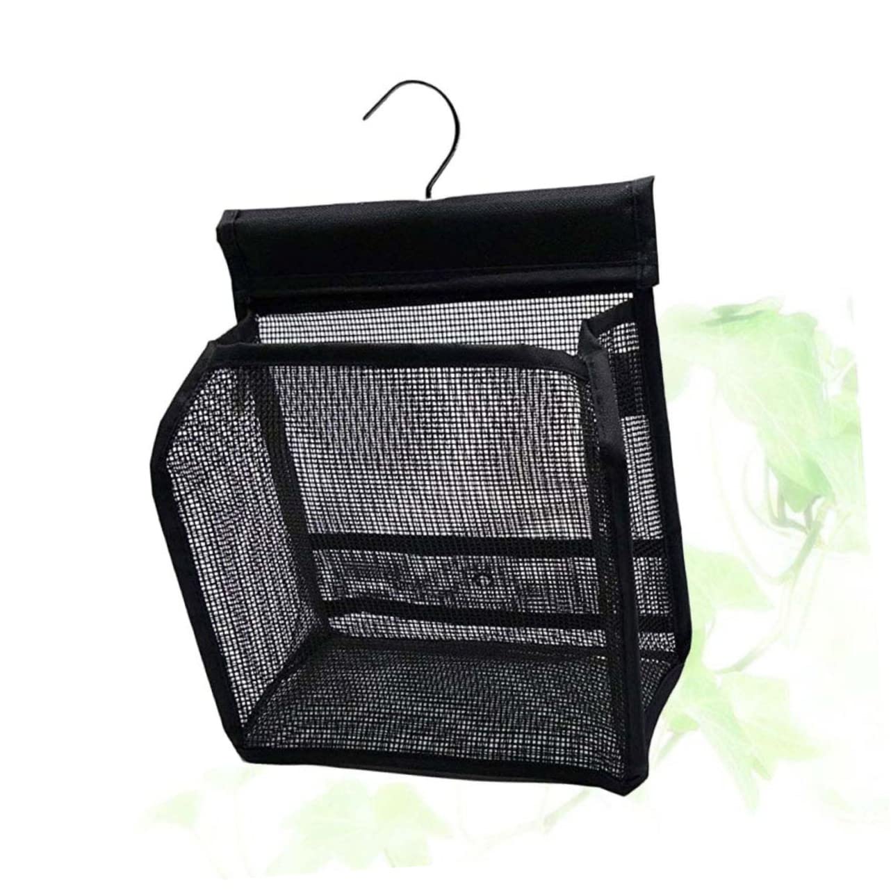 VALICLUD Set 3 Pezzi Borsa Portaoggetti Doccia Nero in Pvc, Organizer da Appendere Versatile per Accessori Bagno, per Viaggio e Uso in Bagno