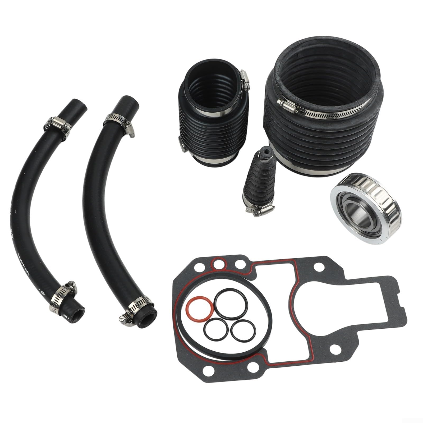 Kit soffietto di riparazione dello specchio di poppa per MerCruiser One Gen 1 R Stern Drive sostituisce 30-803097T1 Include giunto a U Soffietto del cambio Cuscinetto Gimbal Guarnizione per