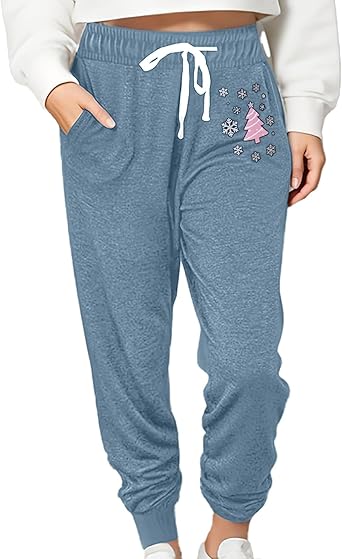 Women Baggy Sweatpants with Pockets Lounge Womens Pajama Pants Female Trouser