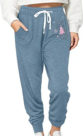 Women Baggy Sweatpants with Pockets Lounge Womens Pajama Pants Female Trouser
