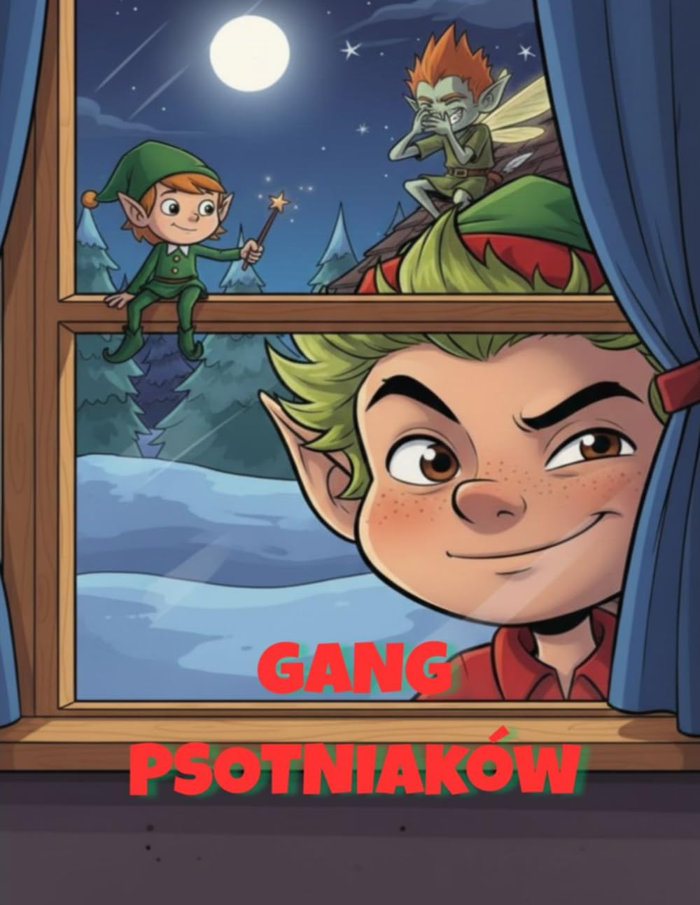 Gang Psotniaków: Magiczne Opowiadania Świąteczne o Psotnych Elfach Mikołaja Cztery Historie z Przesłaniem dla Dzieci