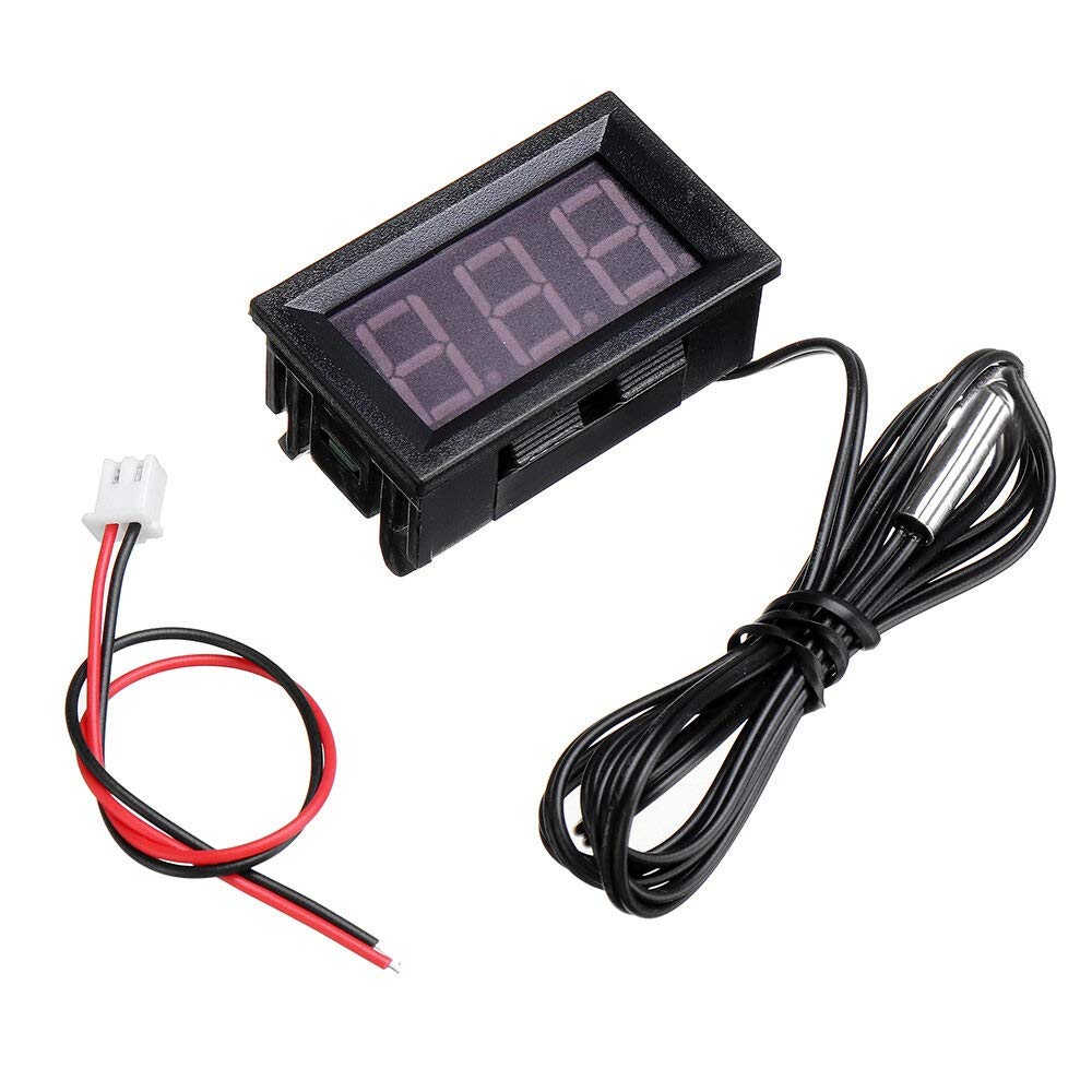 Kit électronique DIY thermomètre LCD avec capteur de température filaire 1M