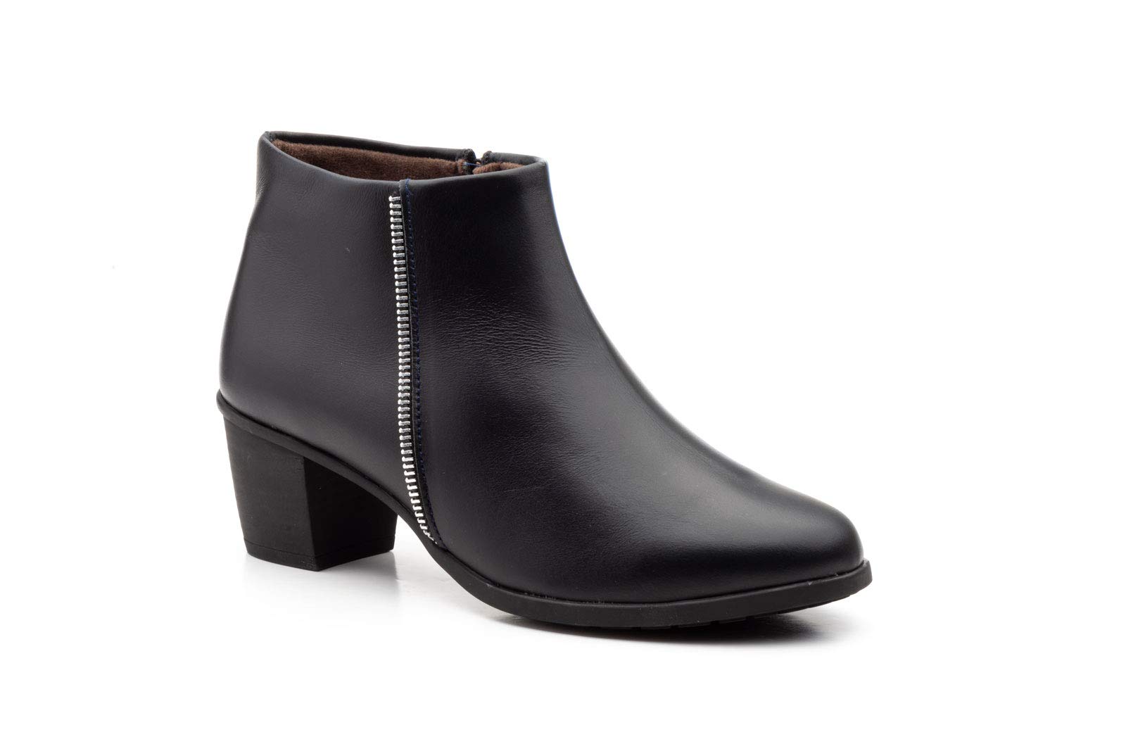 Botines mujer de piel con tacón o plataforma Botín cómodo de invierno y otoño Calzado artesanal de España tipo cuña o camperos en ante y cuero Elegantes e informales