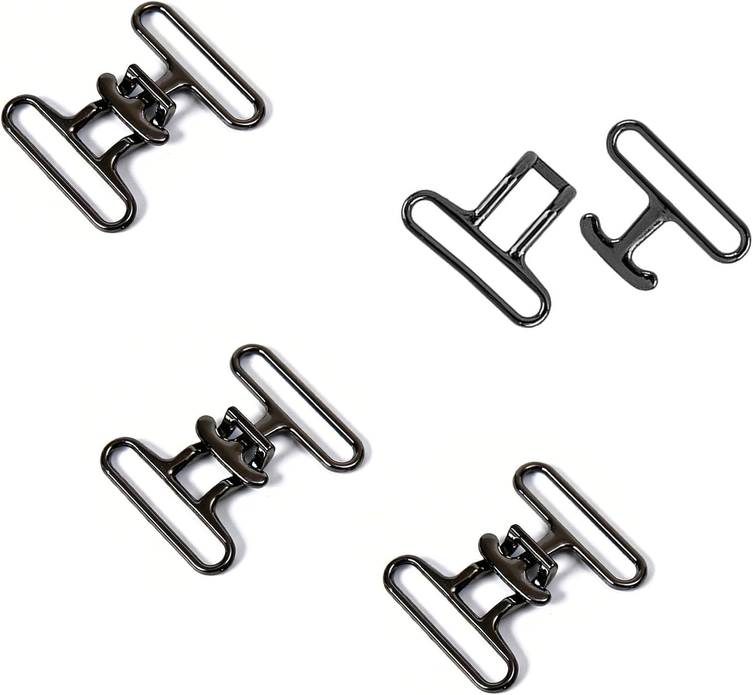 12 Pack Cinch Waist Belt Buckles Surcingle Strap Buckle Interlocking Clasp Replacement for DIY Waistband Making Sewing Crafts - Image 5