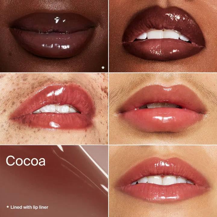 HAUS LABS BY LADY GAGA PHD HYBRID LIP GLAZE - Cocoa (Taupe Brown) + ENTEL Aloe vera Sheet Masque (BONUS)