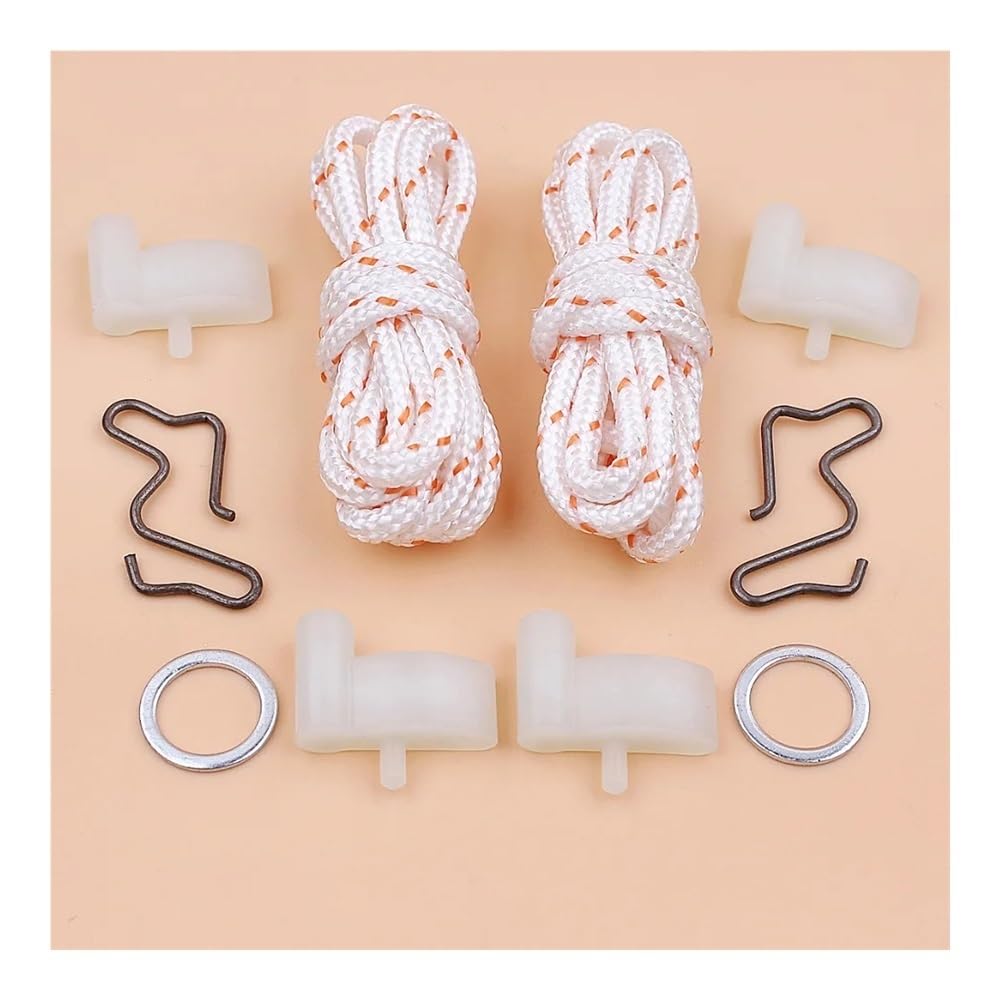 Kit de Cuerda de trinquete de Arranque de Retroceso Compatible con motosierras 017, 018, 019T, 020T, 021, 023, 024, 025, 026, 028, 029, 034, 036, 039, 044 y 046.