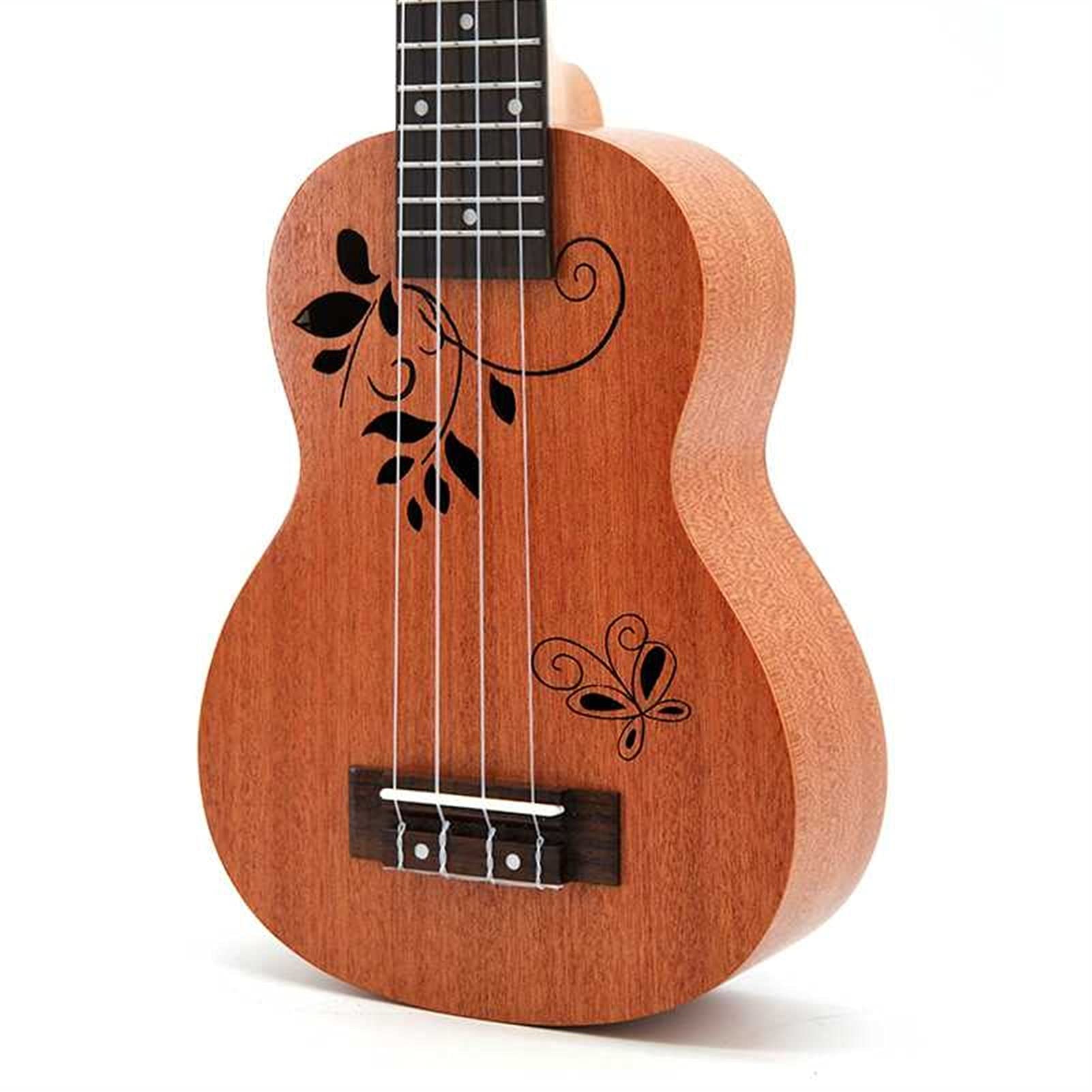 Ukulele koncertowe Początkujący Ukulele 21 Cal Ukulele Saxophone Ukulele Koncert Tenor 4 Struny Ukelele Mini Guitarra Hawaiian Guitar Akustyczne Instrumenty Muzyczne (Color : 3)