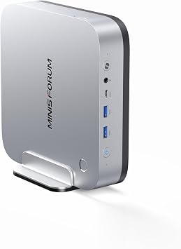 MINISFORUM AI X1 Pro Mini PC AMD Ryzen AI 9 HX470 32GB DDR5 1TB PCIe SSD for Windows 11 Pro Radeon 890M RJ45 5Gbps x2 Wi-Fi 7 BT5.4 OCulink HDMI 2.1 DP 2.0 USB4x2 Gaming Creator Mini PC
