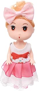 عروسة أميرة بلاستيكية بشعر أصفر مع حمام بتصميم رائع وأدوات استحمام تضيف المزيد من المرح للبنات من اكسيسوريز شوب، مجموعة من 12 قطعة، متعددة الألوان