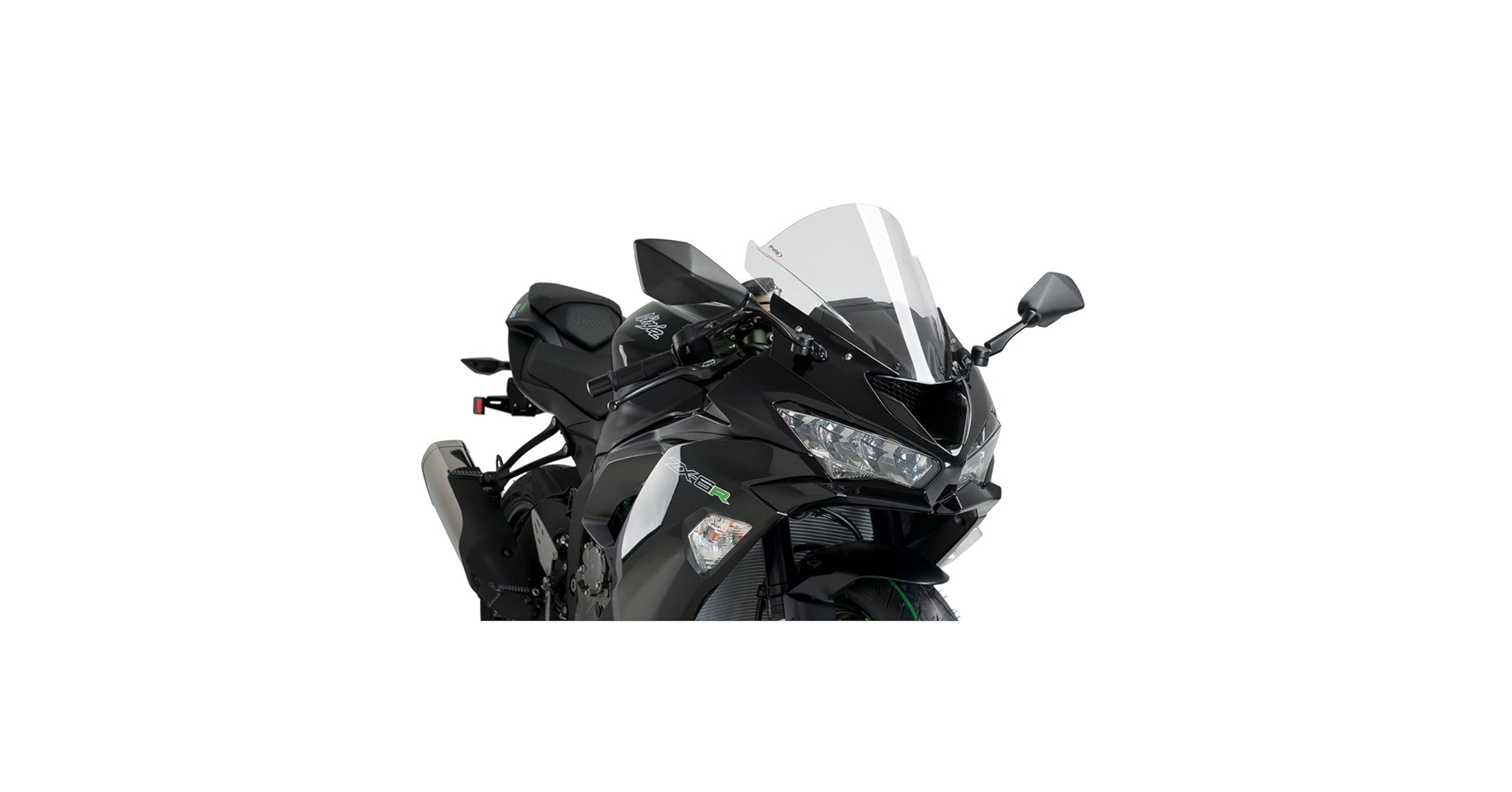 Amazon.com: Puig Racing Screen Kawasaki ZX-6R 19- C/Carbon