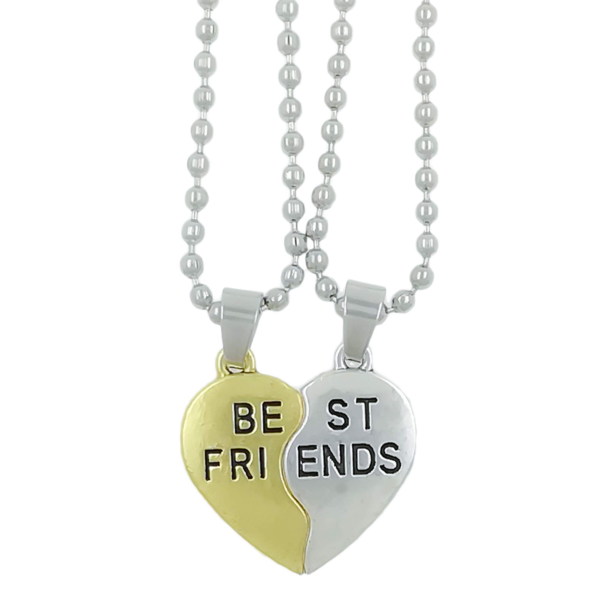 Best Friend Letter Design Pendant with Chain for Boys/Girls/Mens/Friends & Couples-image-32