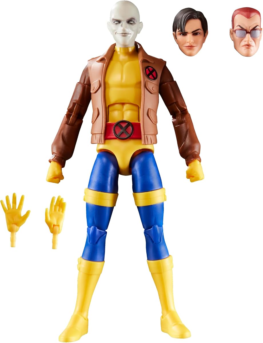 Legends Series Marvel's Morph, X-Men '97 Figura de acción coleccionable de juguete de 6 pulgadas | Coleccionable de 6 pulgadas, articulación de más de 20 puntos, imagen de X-Men '97, incluye 4 accesorios, manos alternativas
