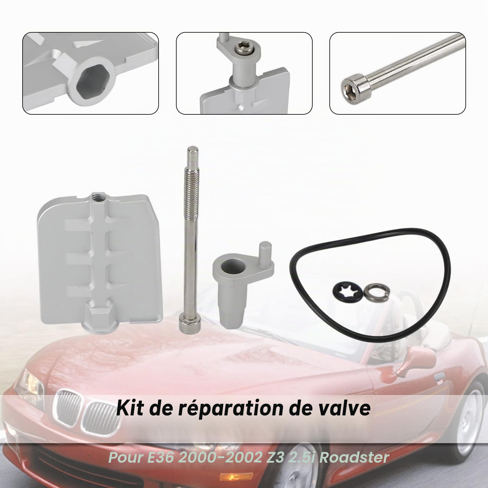 Kit de réparation de Valve Rénovation de cliquetis Adapté pour BMW DISA Rénovation M54 2.2 2.5 Aluminium