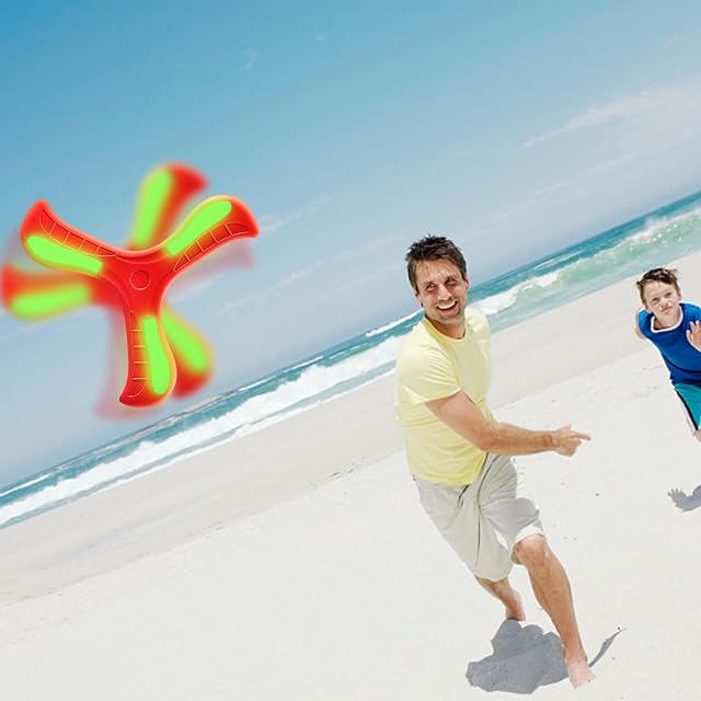 Foto 6 de 6 de AIRTILY 5 Piezas De Boomerang Brillante, Juguetes Creativos Y Divertidos