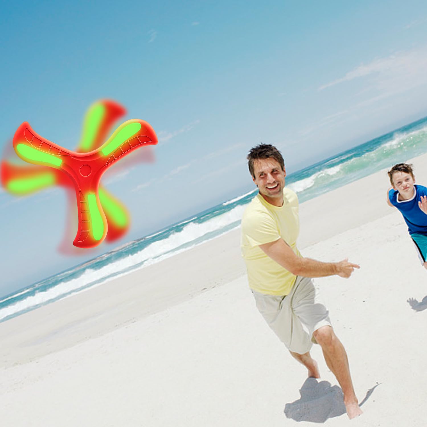 5 Pezzi di Boomerang Splendente, Giocattoli Creativi E Divertenti, Giocattoli per Bambini per Bambini, Regali per Bambini.