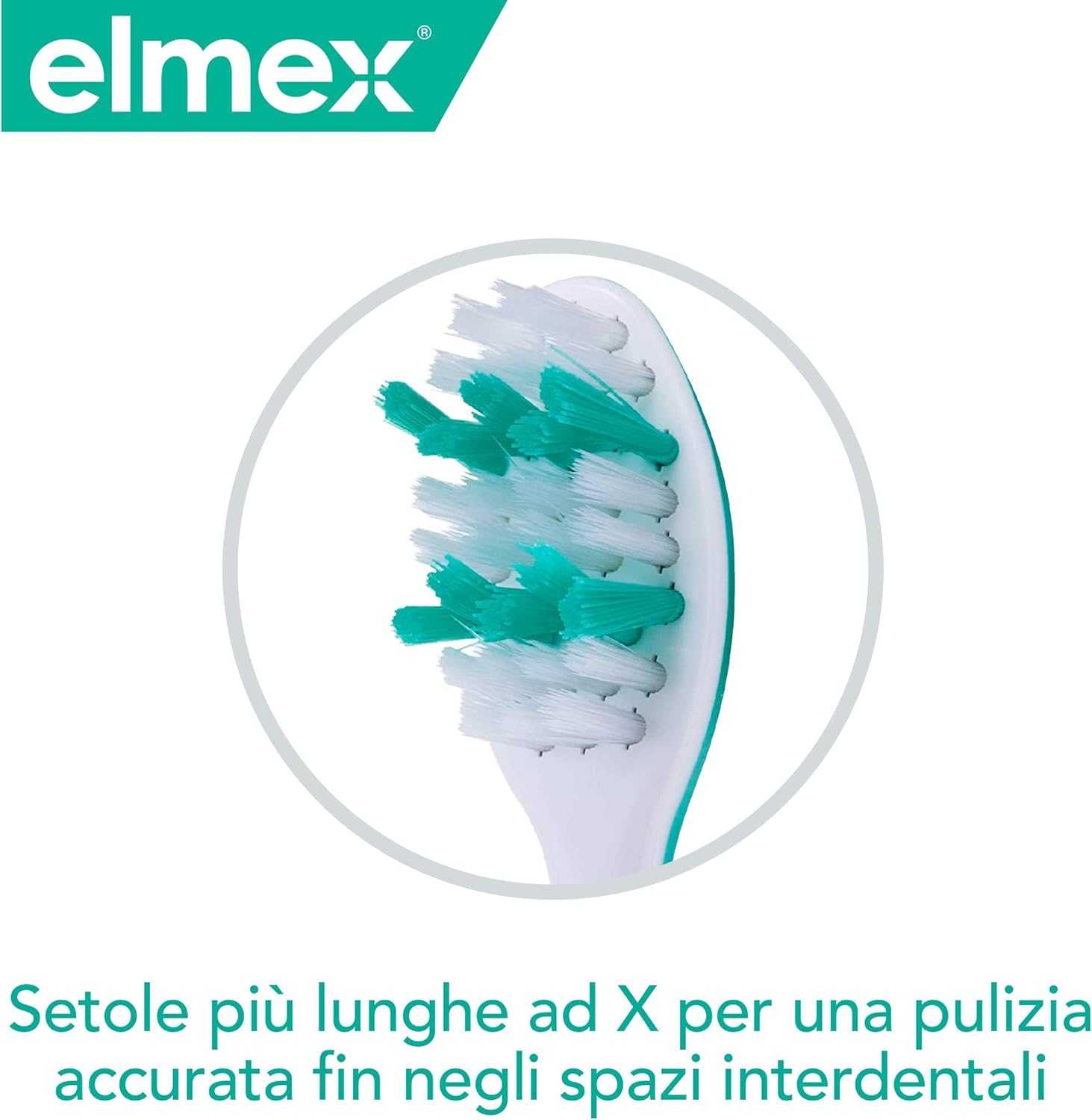 Elmex Spazzolino Sensitive per Denti Sensibili Setole Morbide Manico Ergonomico