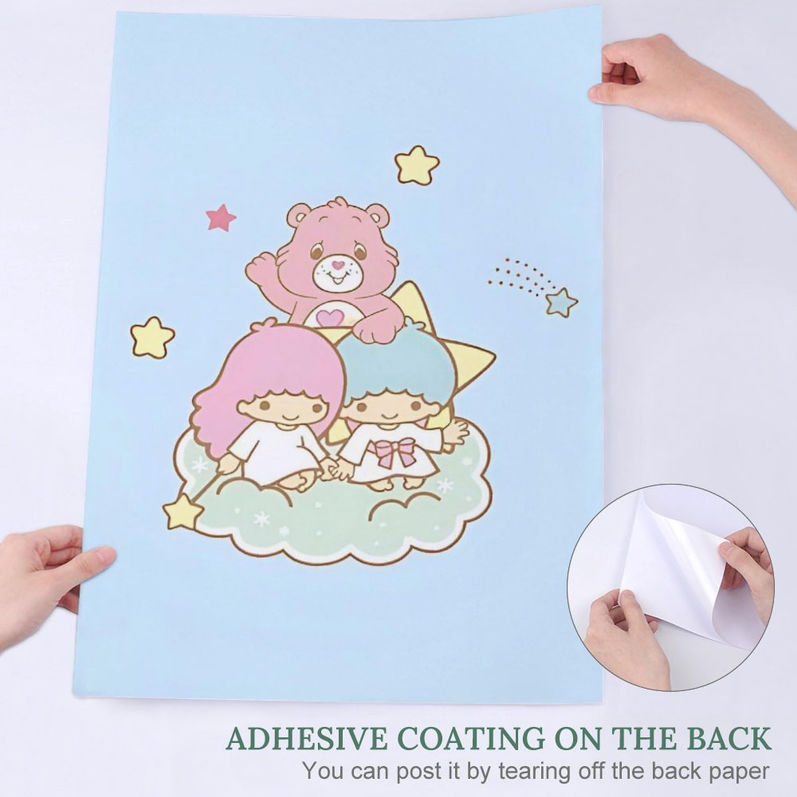 Amazon.co.jp: ケアベア キキララ ポスター 絵画 インテリア 壁紙用