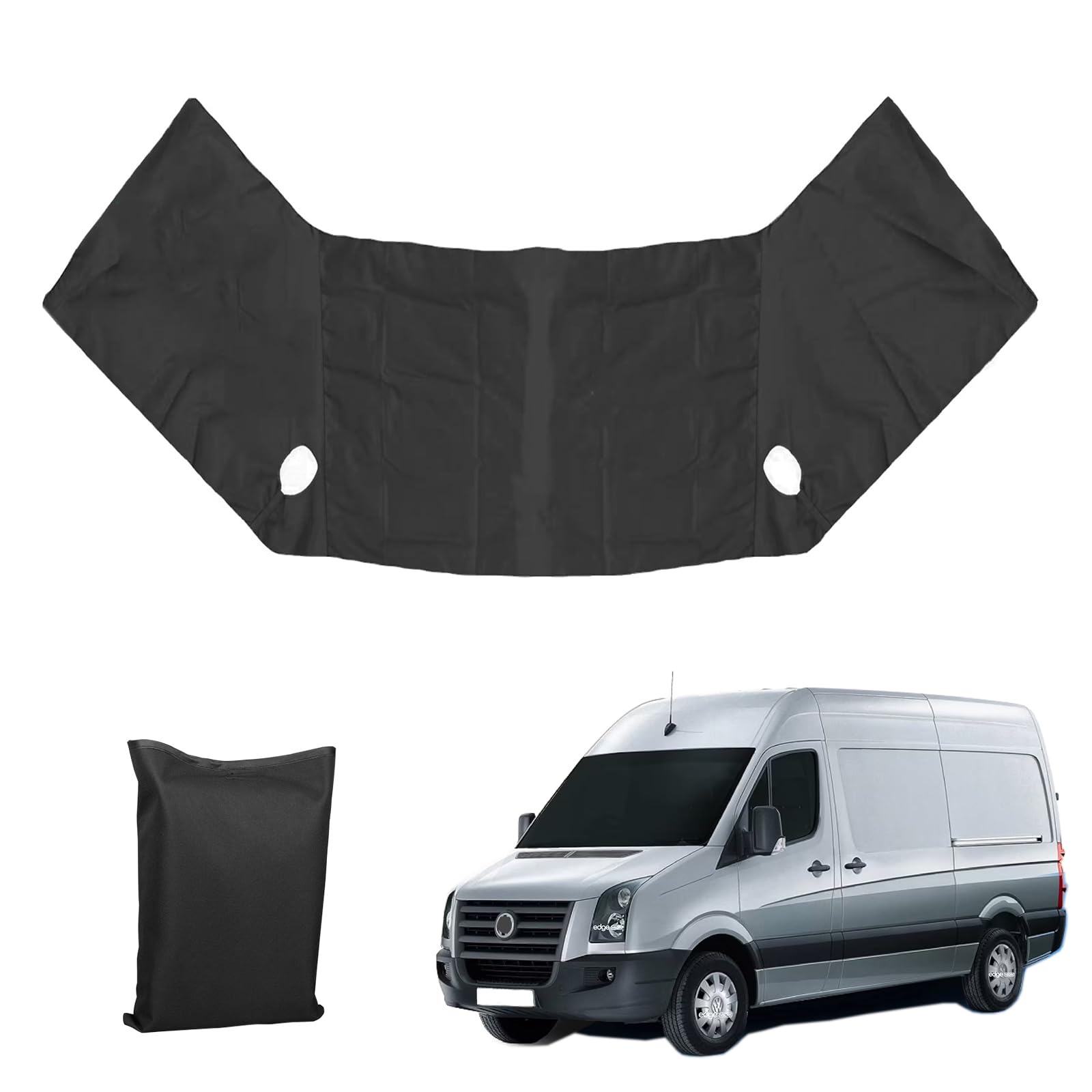 HENYEER Cubierta para Parabrisas Delantero para V-W C-Rafter 2006-2017,Cubierta Del Parabrisas Coche, Funda Plegable Parabrisa Delantero,Parasol Coche Delantero,Protege De Rayos UV, Sol, Lluvia, Nieve