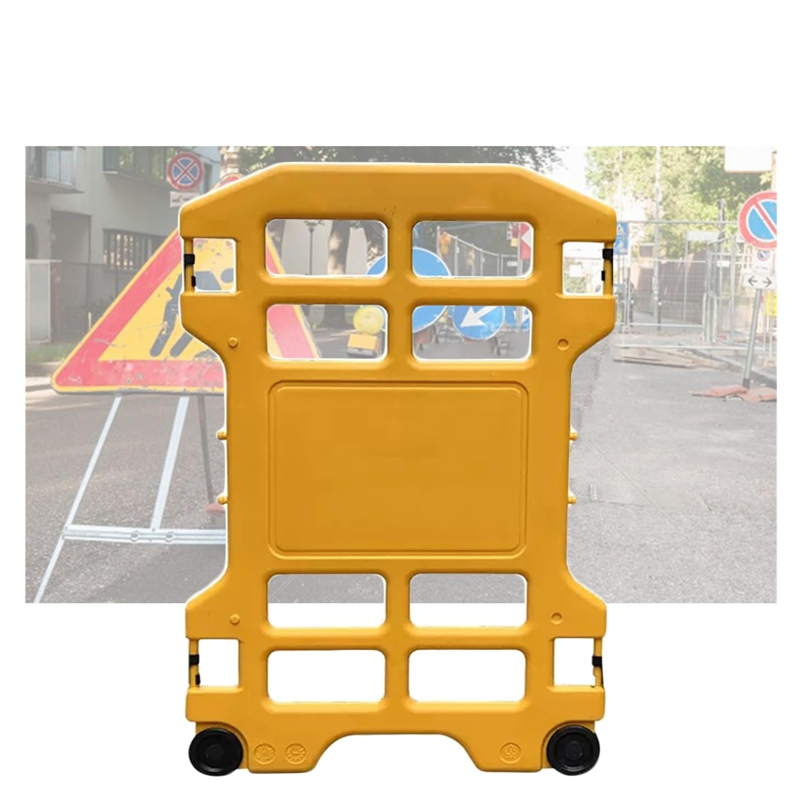 Barrière de sécurité rétractable et portable rouge et blanche pour contrôle des foules