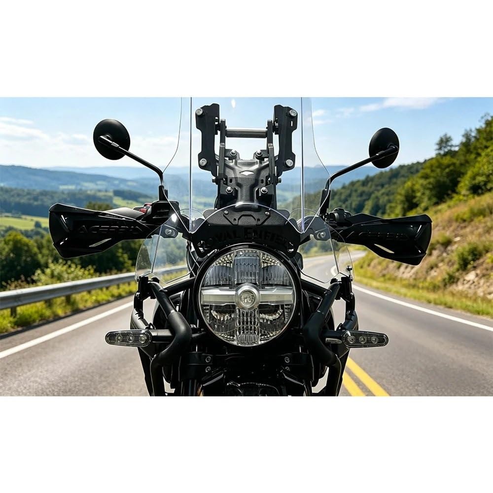 Pasuje do osłony bocznej ze stopu aluminium Pasuje do Himalayan 450. Dwustronna osłona deflektora powietrza Osłona podwozia motocykla Skuteczna(Bumper guard panel 1)