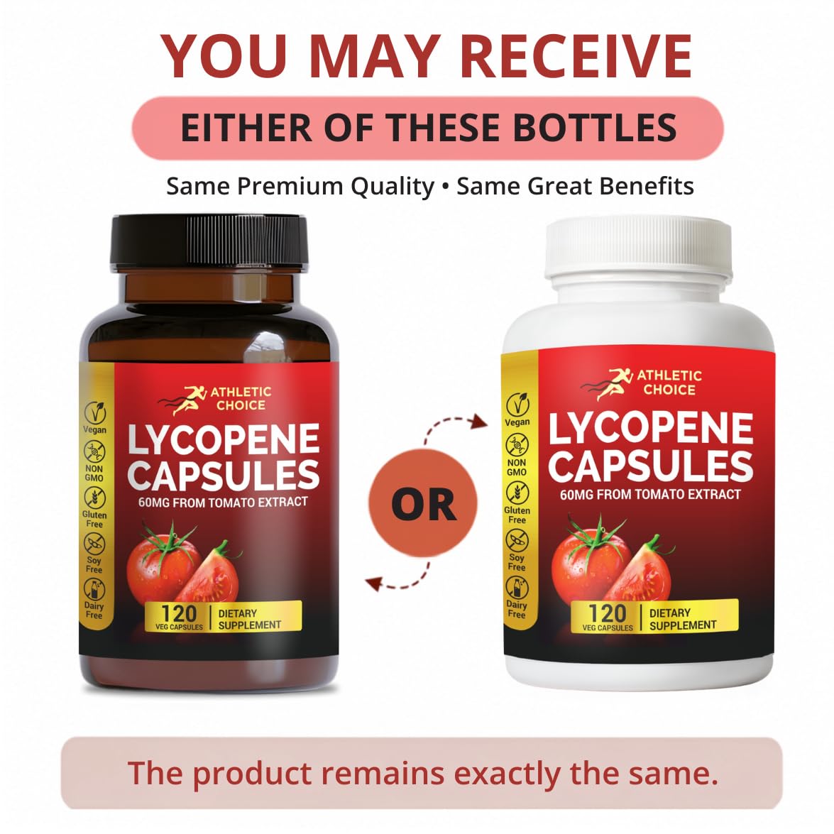 Lycopene Supplement for Men 60mg, Natural Tomato Extract Powder, 120 Veggie Capsules, Carotenoid Supplement for Daily Wellness, Vegan, Non-GMO & Gluten-Free Lycopene Complex — Amazon image 3