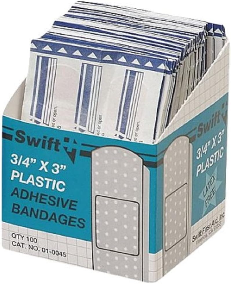 Honeywell North by Honeywell 010045 Plastic Strips, 3/4-Inch x 3-Inch, 100 per box