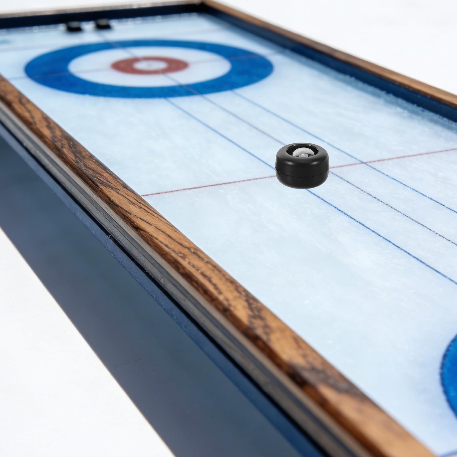 16 palets de Jeu de palets - Mini Rouleaux de 2,5 cm pour Le Jeu de Curling - Jeux de société de Table, pièces à Rouler pour Les activités Scolaires et de Bureau