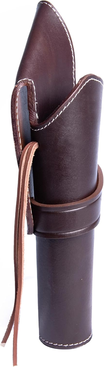 Handmade Genuine Full Grain Leather Western Cross Draw Holster for Cowboy Revolver, Premium Durable Tooled Side Carry Pistols Holster - Fits 4" to 6" Barrels