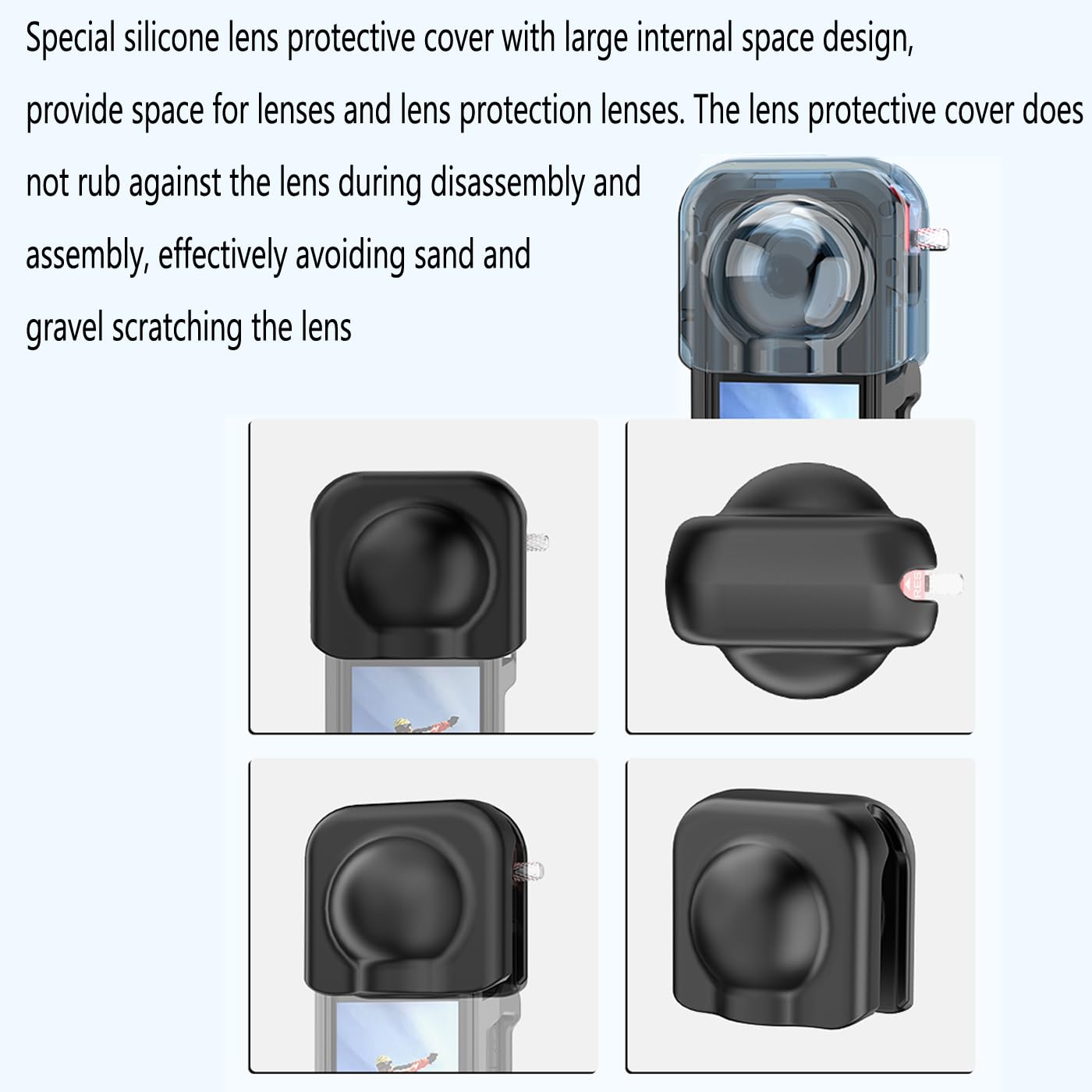 Insta360 Ace Pro Accessories Silicone Case Lens Cap For Insta360