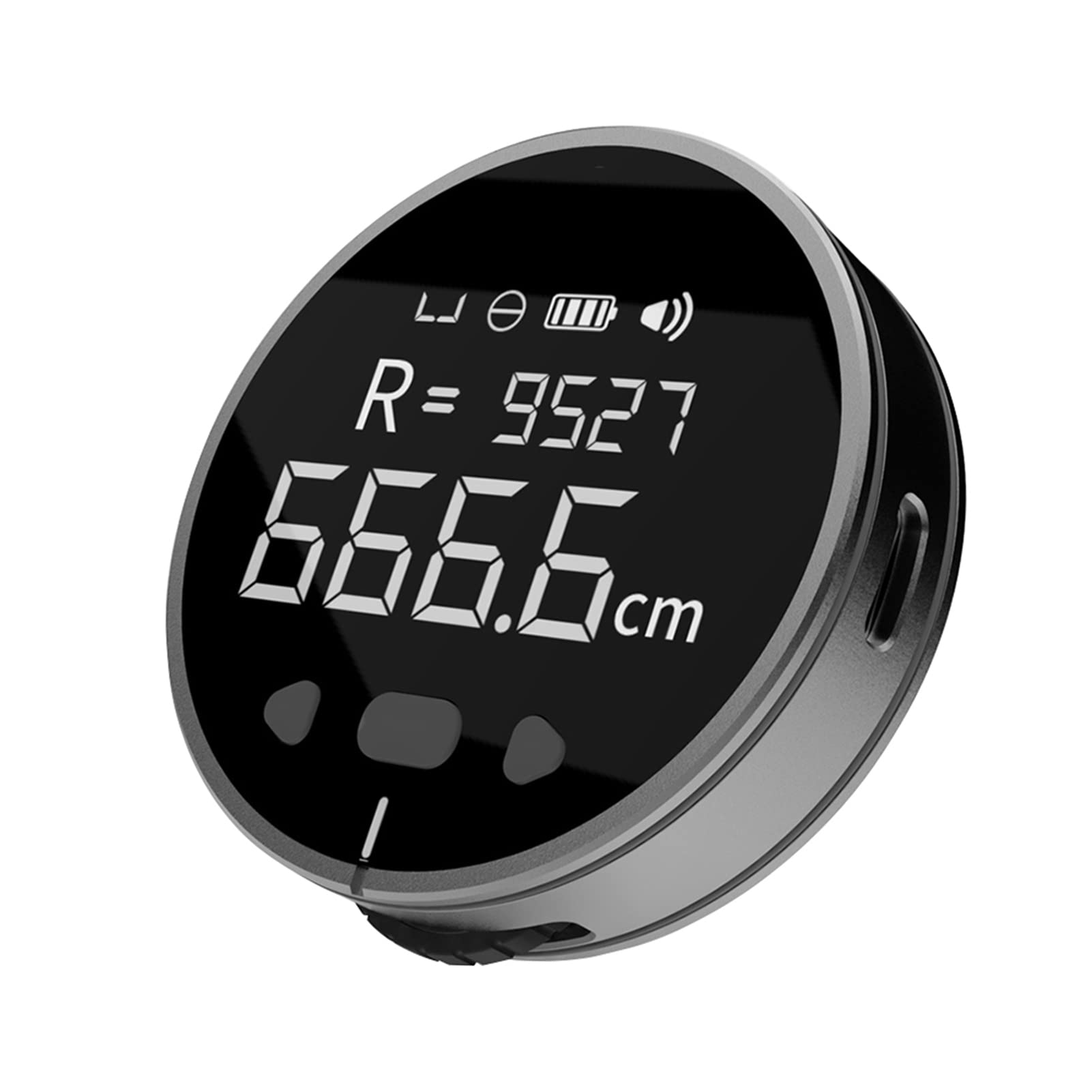 Digital Tape Measure Electronic Ruler 8 in 1 Handheld Range Finder 324 Ft Length Measuring Tool LCD Type-C Rechargeable for Flat Curved Diameter Odd Shape High Precision Length Measuring Tool