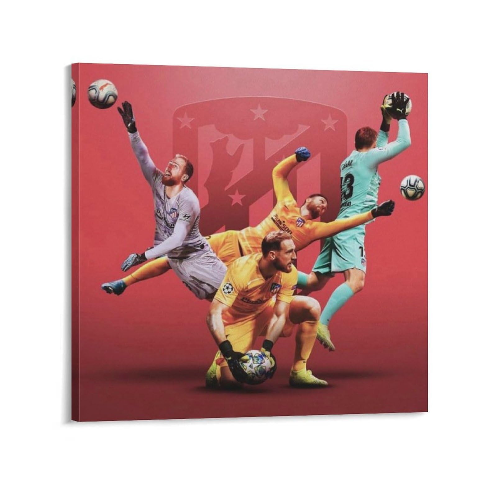 ASUIU Jan Oblak Canvas Poster Poster Painting Canvas Wall Art Living Room Posters Painting 28x28inch(70x70cm)