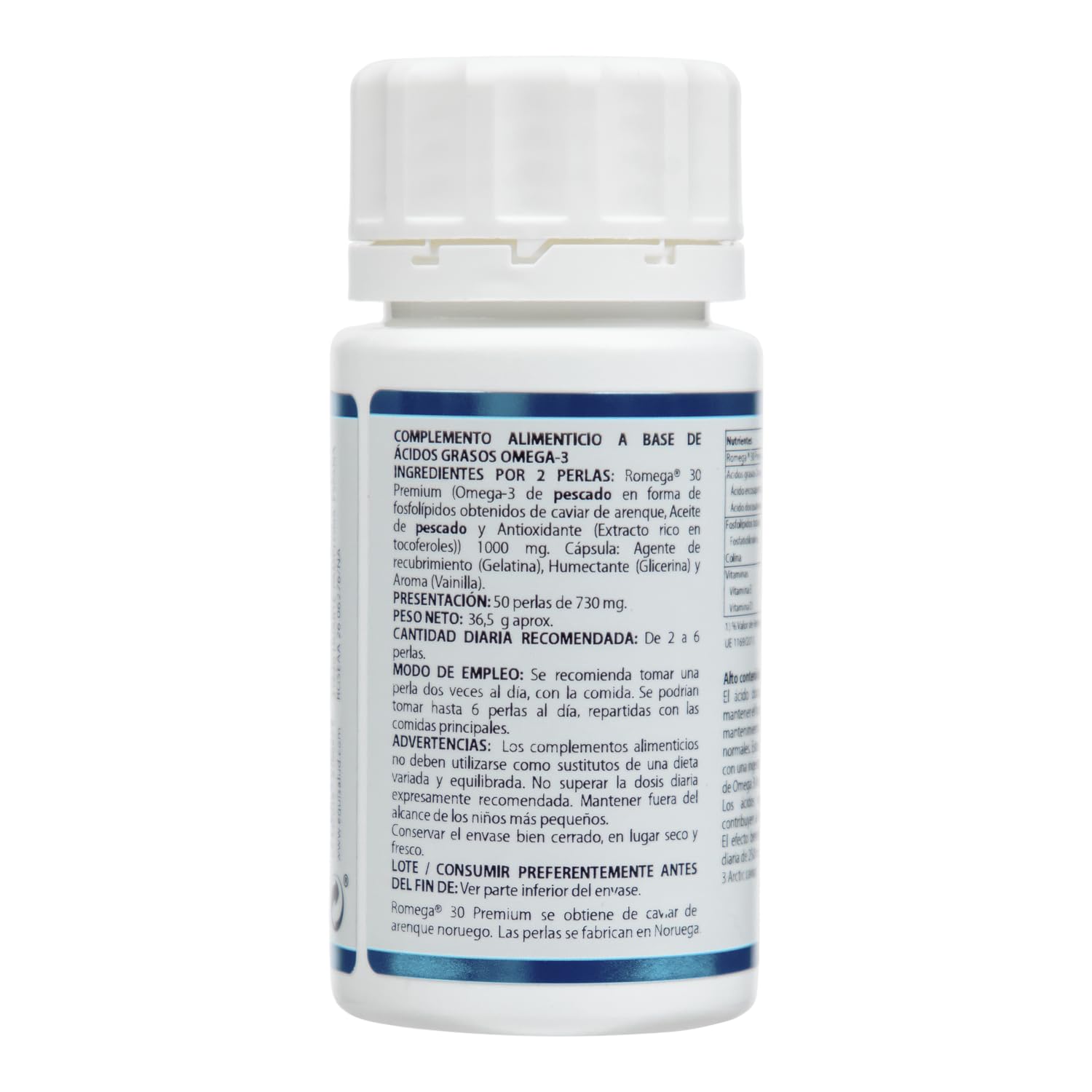 Omega 3 Arctic Caviar de Equisalud, 50 perlas