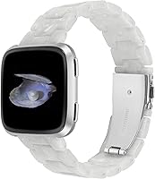 Vista 1 de Wearlizer - Banda de resina compatible con Fitbit Versa 2/Fitbit Versa/Versa Lite para mujeres y hombres, pulsera ligera de reemplazo para la correa