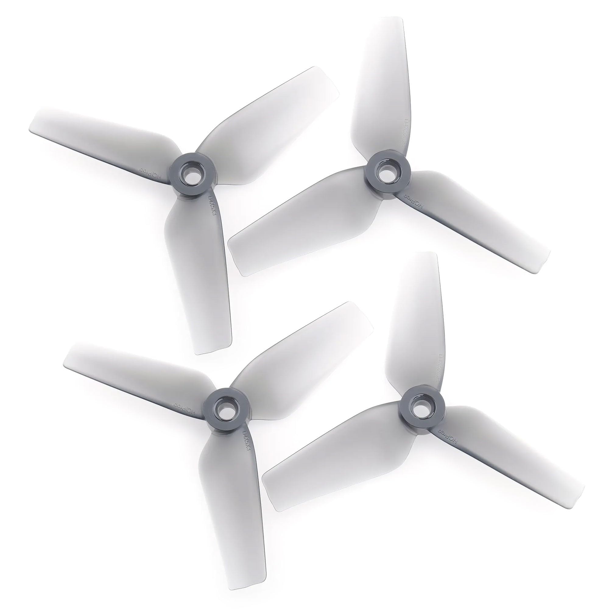 8pcs HQProp 4X5X3 4050 5 Inch 3-Blade Propellers Set (4X CW / 4X CCW) Poly Carbonate