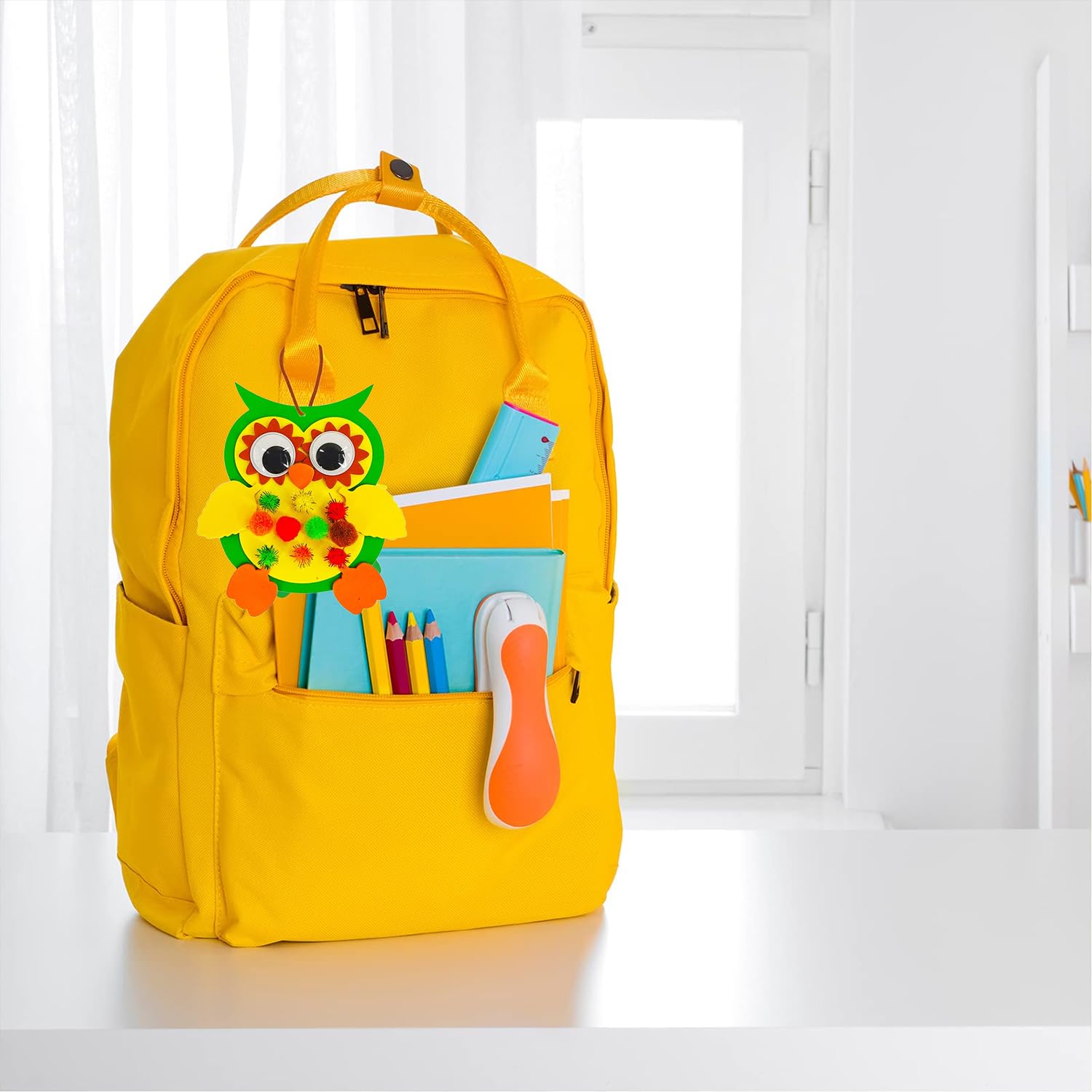 Zeaying 6-teiliges Eulen-Filz-Bastelset – DIY Herbstdekoration Für Kinder, Mit Klettverschluss