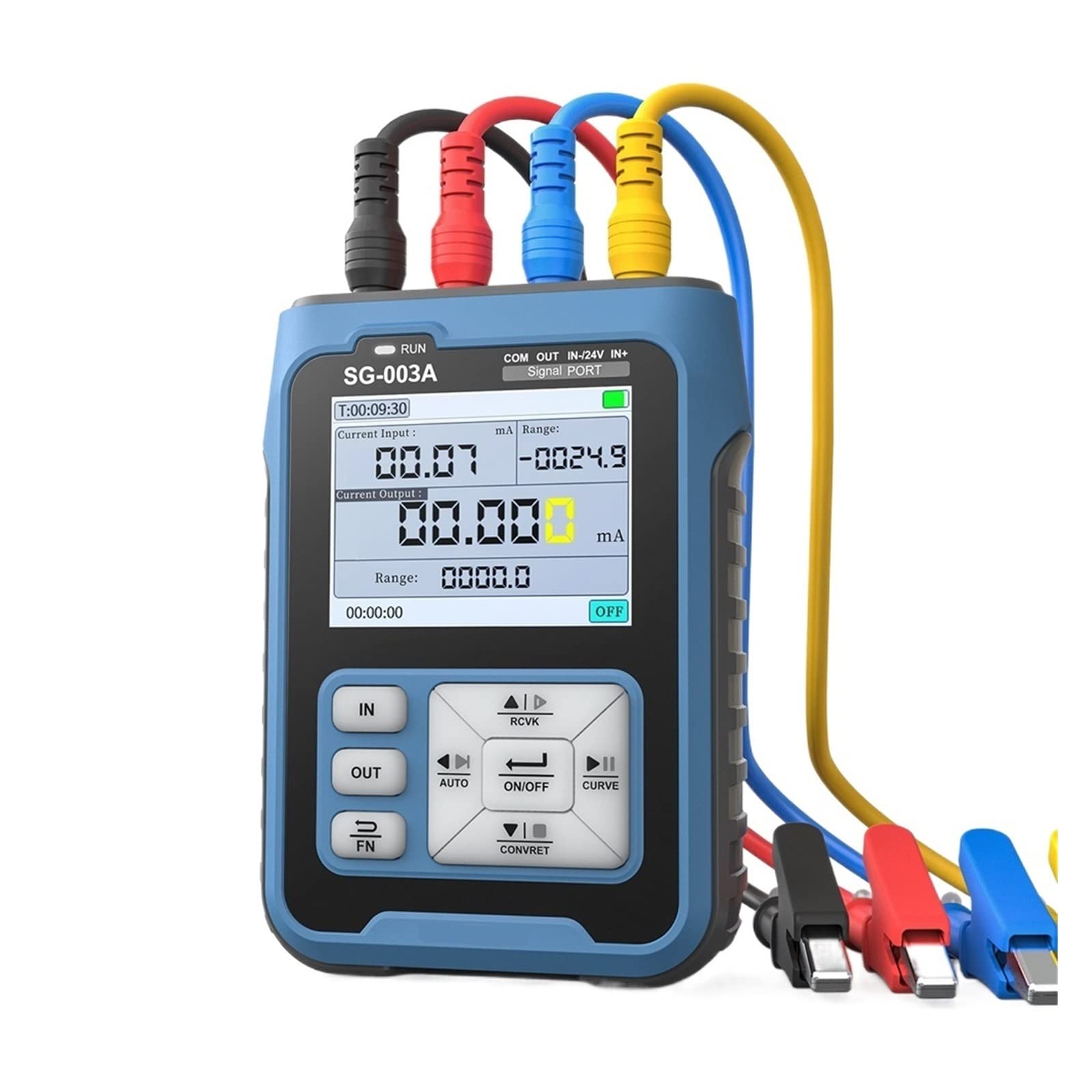 Multimètre numérique Intelligent Rechargeable SG-003A 0-10V simulateur de Tension de Courant réglable 4-20mA générateur de Signal Sources calibrateur d'émetteur