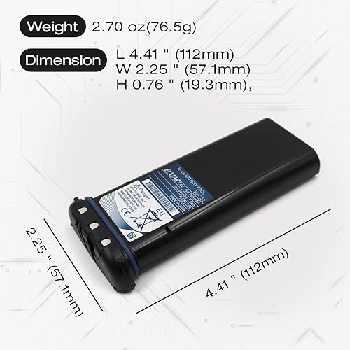 Miniatura 3 de ROWSHEP Paquete de 2 baterías de repuesto de iones de litio 7.4V 980mAh BP-252 para radios portátiles ICOM IC-M34 IC-M36 M34 M36