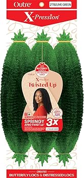 Amazon.com : Outre X-Pression Synthetic Braid - 3X SPRINGY AFRO
