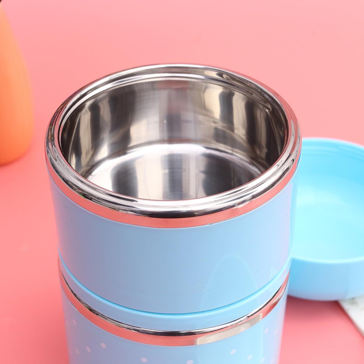 Alipis Boîte à Lunch en Acier Inoxydable 1, 8 L à Double Compartiment
