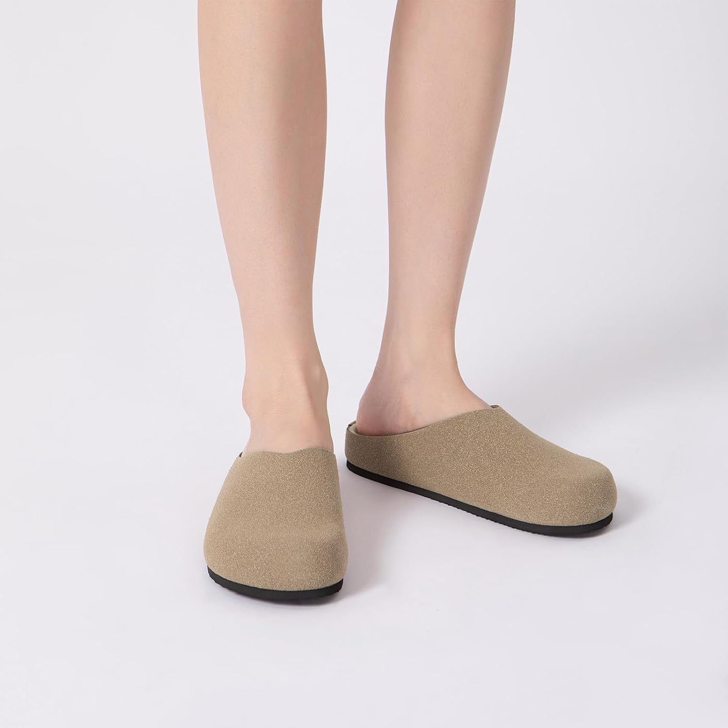 Athlefit Comfortable Slip On Clogs for Women Lightweight Arch Support Walking Shoes for Fall Nurse Work Casual - Image 6